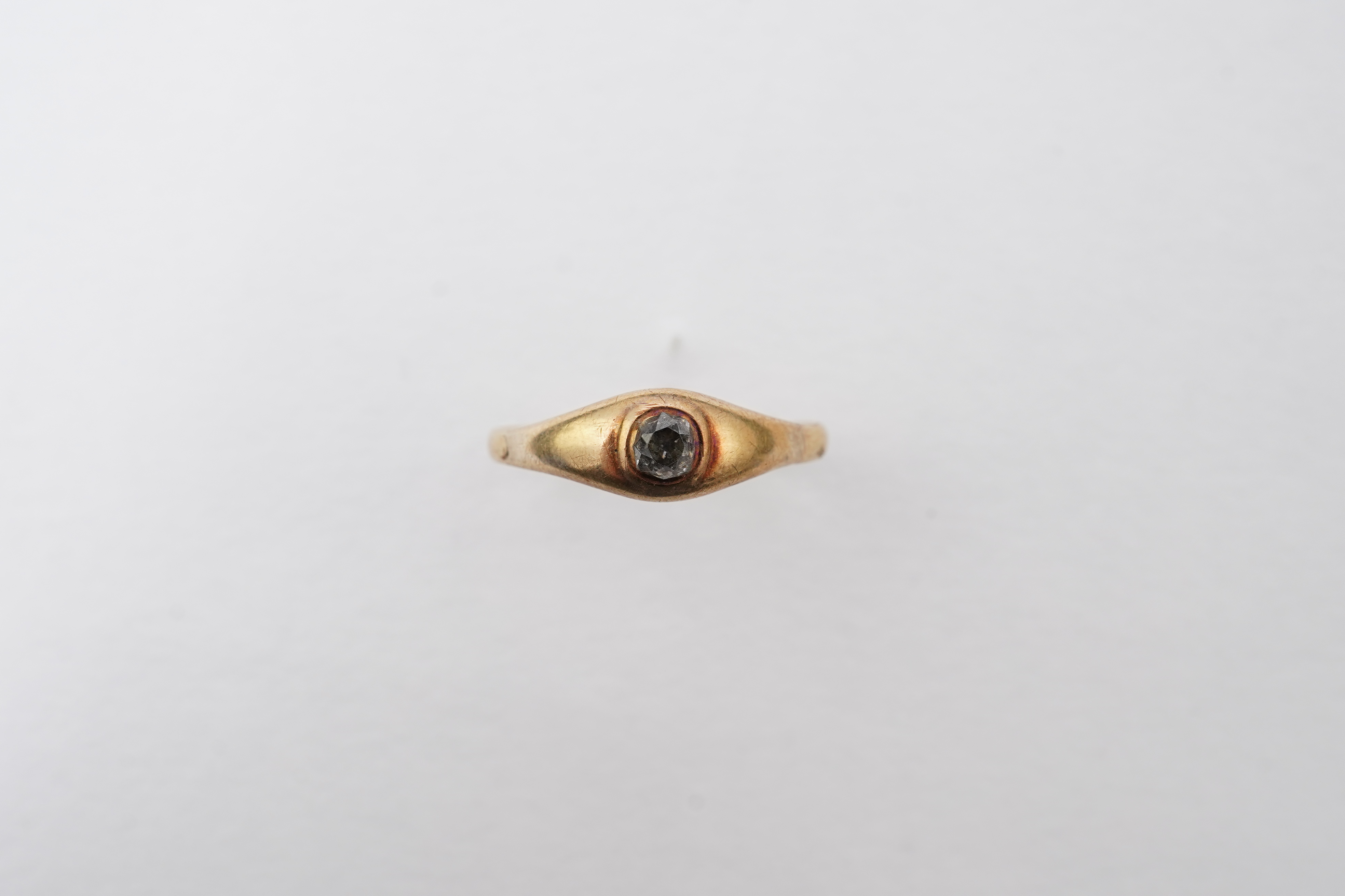 A diamond ring, early 20th century